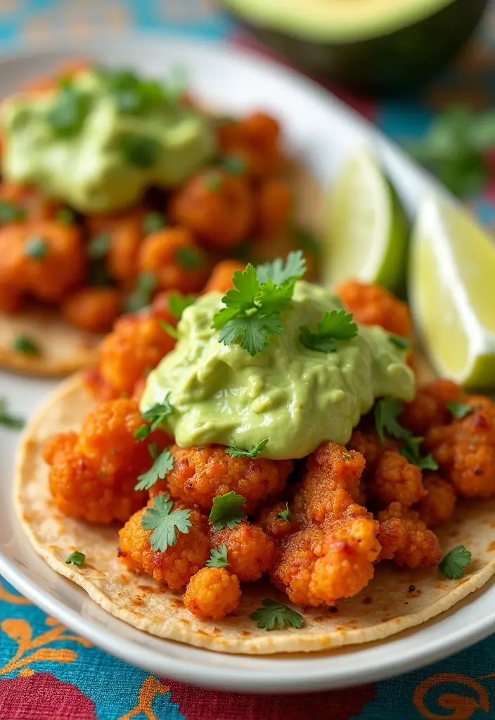 25 Best Vegan Dinner Recipes to Try This Week 64 25 Best Vegan Dinner Recipes to Try This Week - 10. Spicy Vegan Cauliflower Tacos