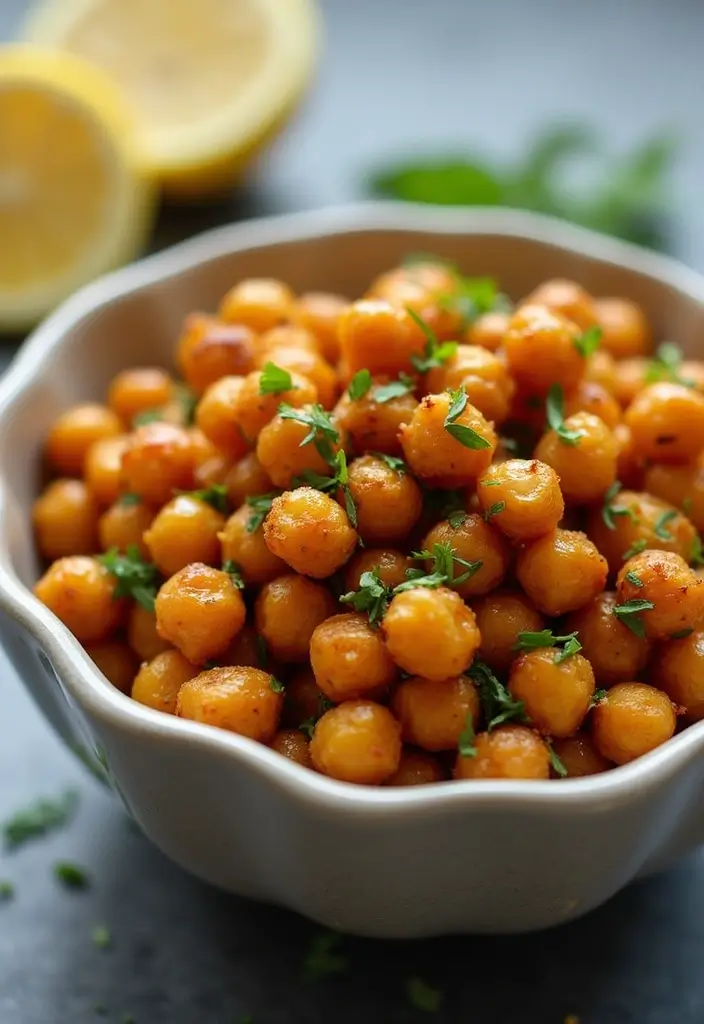 25 Best Vegan Dinner Recipes to Try This Week 78 25 Best Vegan Dinner Recipes to Try This Week - 12. Garlic Lemon Roasted Chickpeas