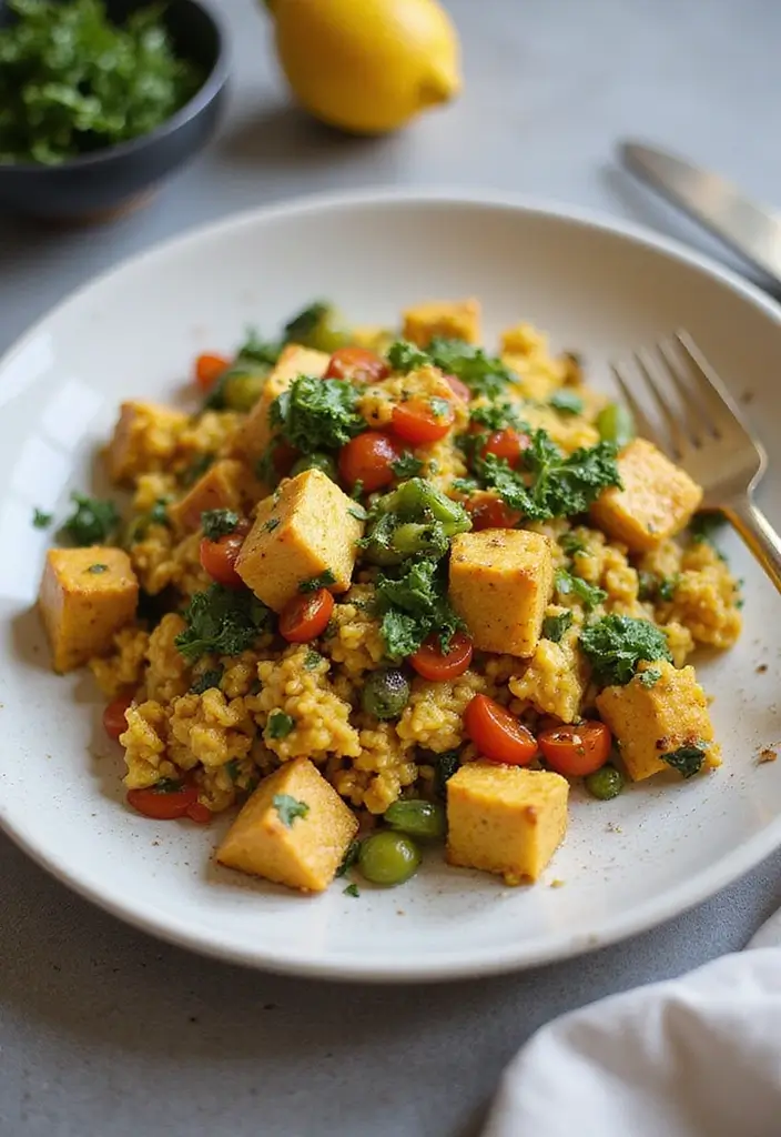 25 Best Vegan Dinner Recipes to Try This Week 167 25 Best Vegan Dinner Recipes to Try This Week - 25. Vegan Tofu Scramble