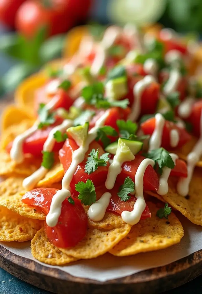 25 High Protein Raw Vegan Recipes Full of Energy 62 25 High Protein Raw Vegan Recipes Full of Energy - 10. Raw Vegan Nachos with Cashew Cheese
