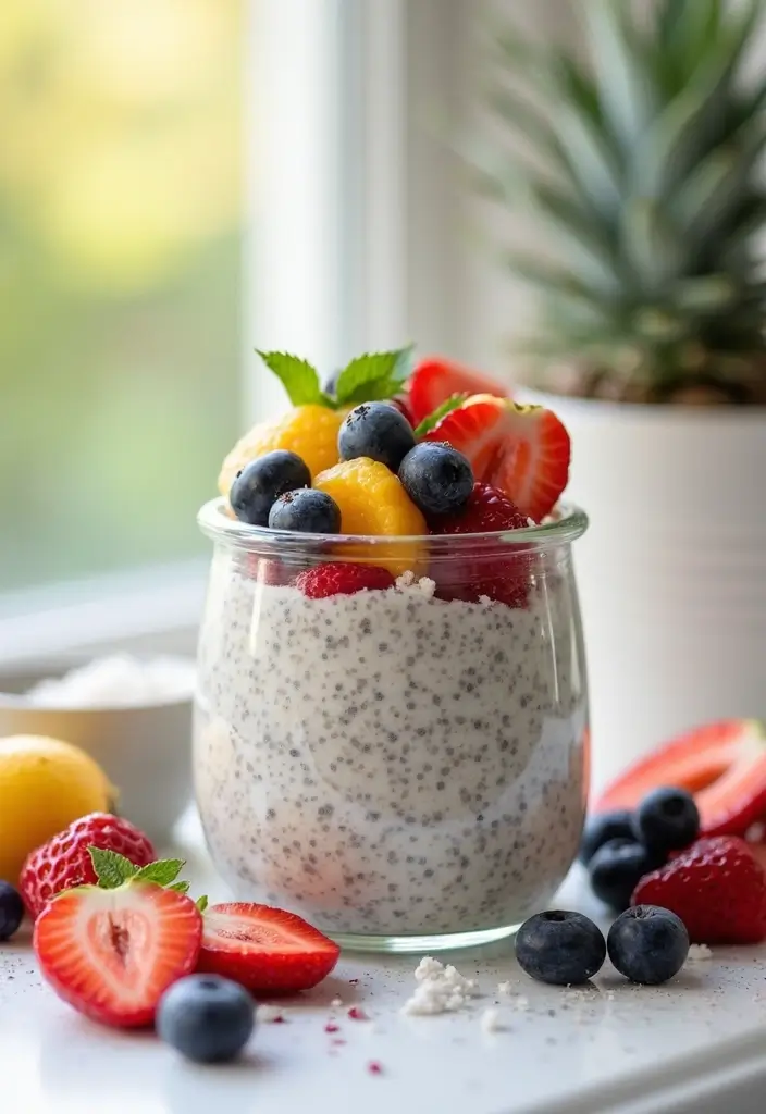 25 High Protein Raw Vegan Recipes Full of Energy 76 25 High Protein Raw Vegan Recipes Full of Energy - 12. Coconut Chia Pudding