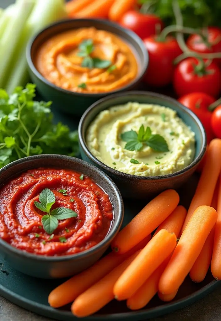 25 High Protein Raw Vegan Recipes Full of Energy 128 25 High Protein Raw Vegan Recipes Full of Energy - 20. Raw Vegan Dip Trio