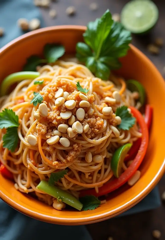 25 High Protein Vegan Salad Recipes for Clean Eating 100 25 High Protein Vegan Salad Recipes for Clean Eating - 16. Spicy Thai Noodle Salad