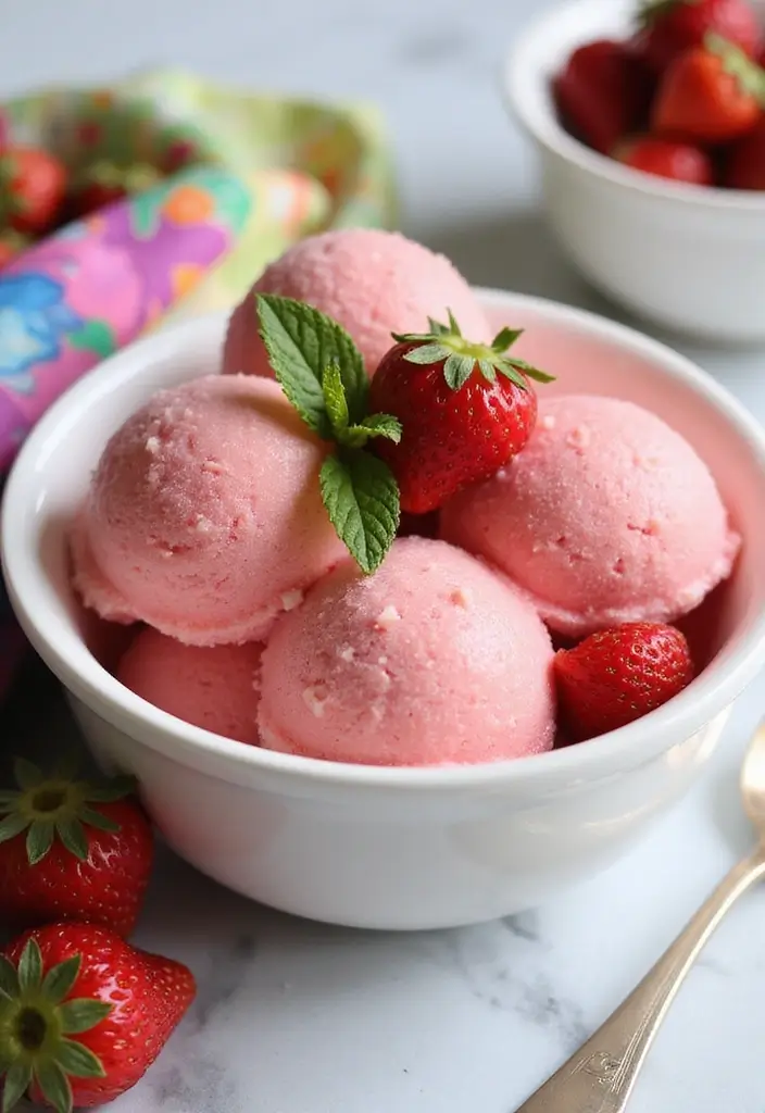 25 Vegan Dairy Free Gluten Free Recipes for Every Occasion 27 25 Vegan Dairy Free Gluten Free Recipes for Every Occasion - 5. Strawberry Coconut Sorbet