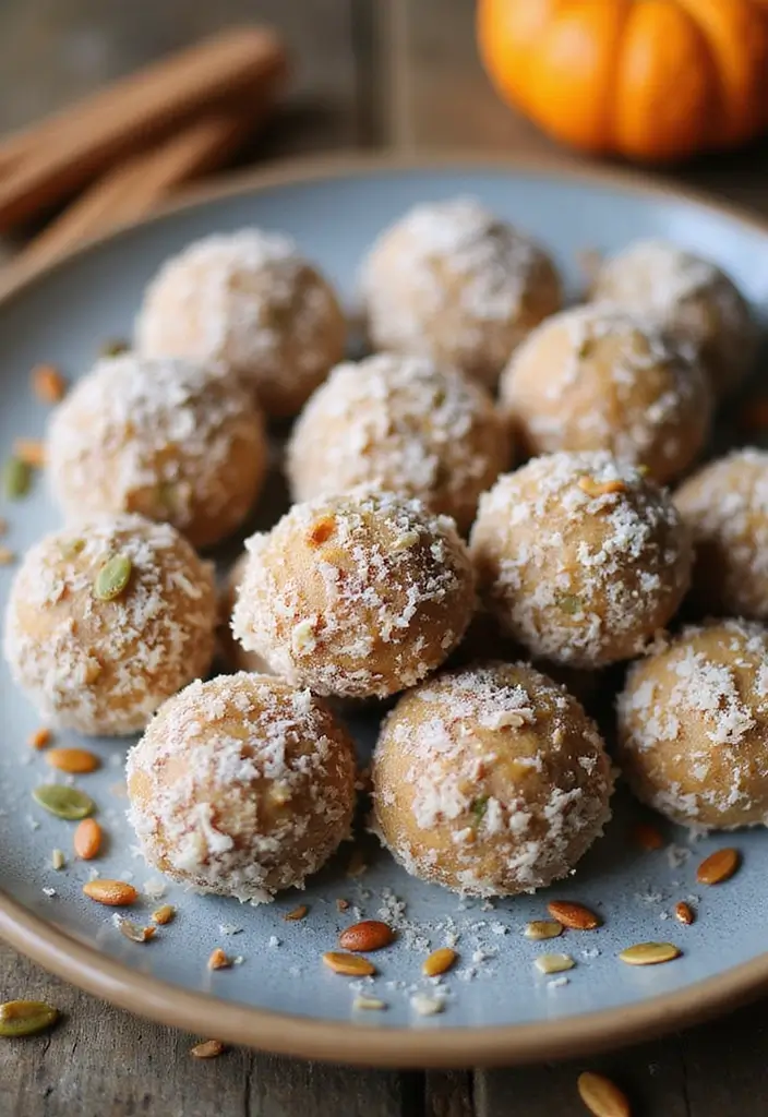25 Vegan Dairy Free Gluten Free Recipes for Every Occasion 48 25 Vegan Dairy Free Gluten Free Recipes for Every Occasion - 8. Pumpkin Spice Energy Balls