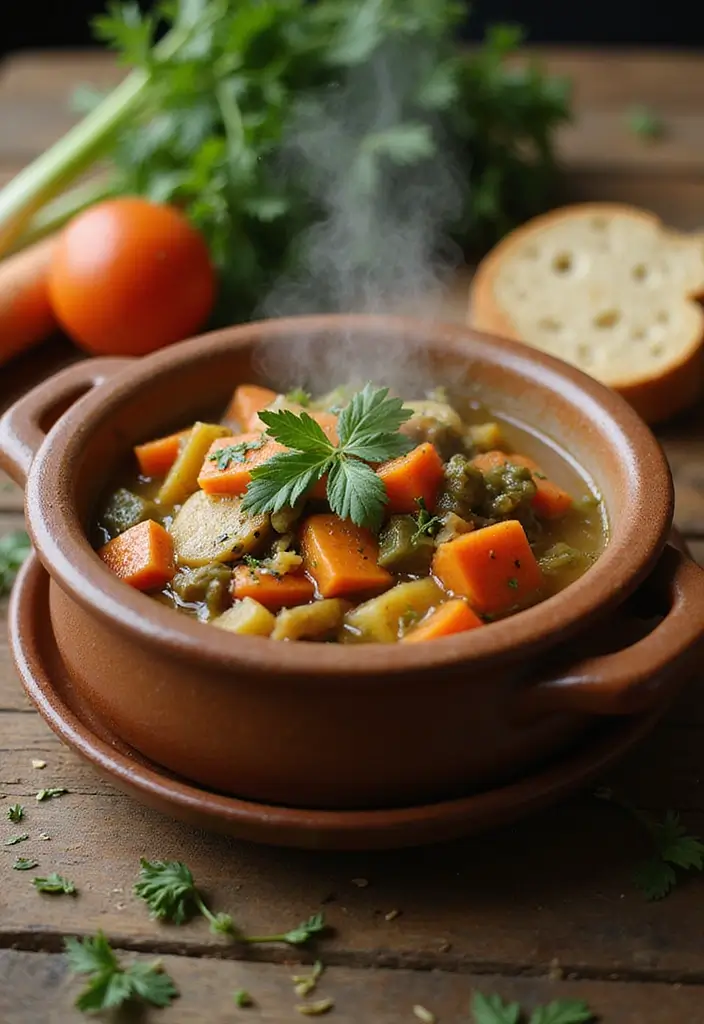 25 Vegan Dutch Oven Recipes for Family Dinners 1 25 Vegan Dutch Oven Recipes for Family Dinners - 1. Hearty Vegetable Stew