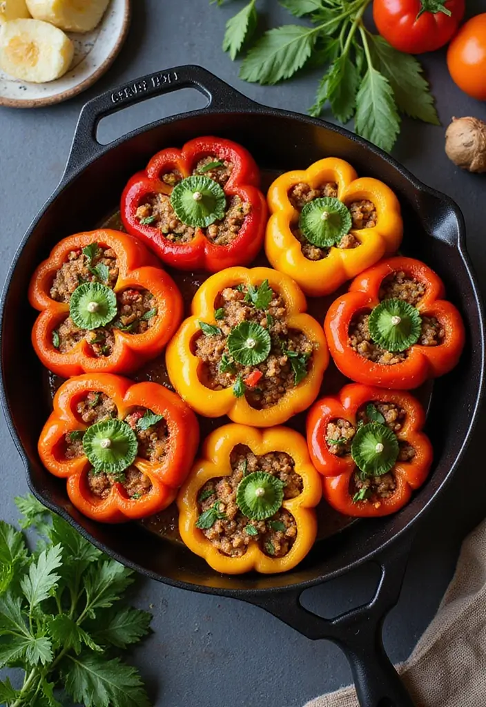 25 Vegan Dutch Oven Recipes for Family Dinners 67 25 Vegan Dutch Oven Recipes for Family Dinners - 11. Vegan Stuffed Peppers
