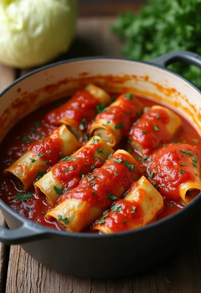 25 Vegan Dutch Oven Recipes for Family Dinners 132 25 Vegan Dutch Oven Recipes for Family Dinners - 22. Cabbage Rolls
