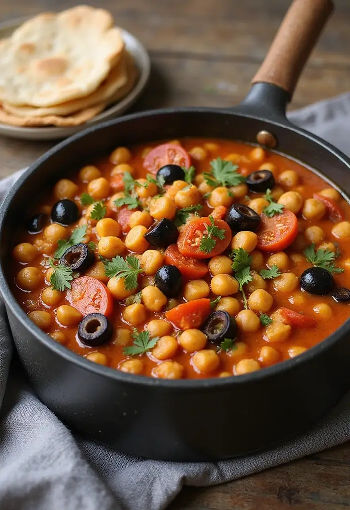 25 Vegan Dutch Oven Recipes for Family Dinners 13 25 Vegan Dutch Oven Recipes for Family Dinners - 3. Mediterranean Chickpea Stew