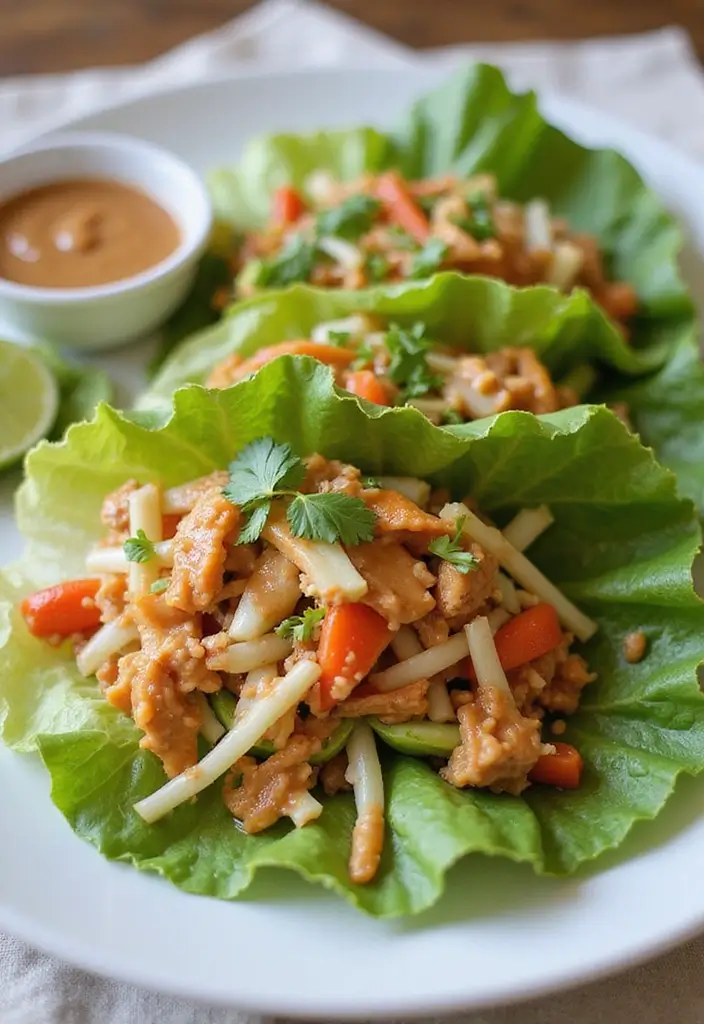25 Vegan Gluten Free Appetizer Recipes for Any Party 64 25 Vegan Gluten Free Appetizer Recipes for Any Party - 10. Thai Lettuce Wraps