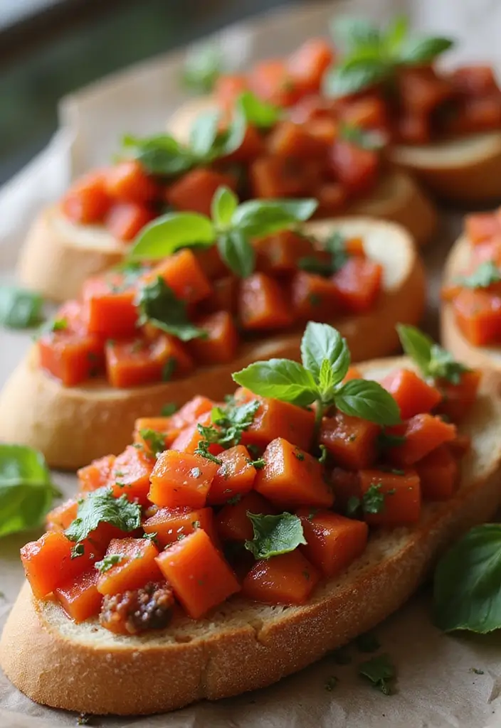 25 Vegan Gluten Free Appetizer Recipes for Any Party 83 25 Vegan Gluten Free Appetizer Recipes for Any Party - 13. Vegan Bruschetta