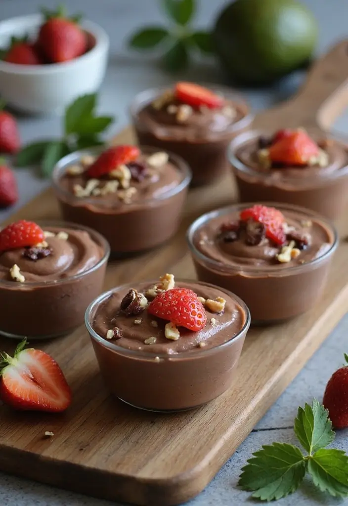 25 Vegan Gluten Free Appetizer Recipes for Any Party 161 25 Vegan Gluten Free Appetizer Recipes for Any Party - 25. Chocolate Avocado Mousse