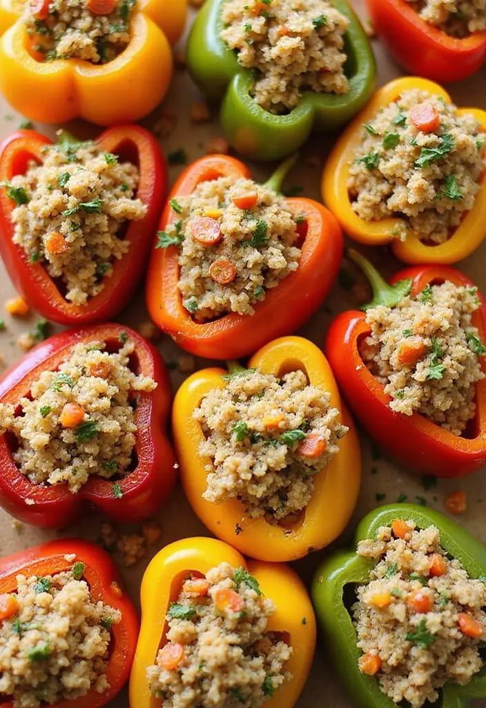25 Vegan Gluten Free Appetizer Recipes for Any Party 36 25 Vegan Gluten Free Appetizer Recipes for Any Party - 6. Quinoa Stuffed Mini Peppers
