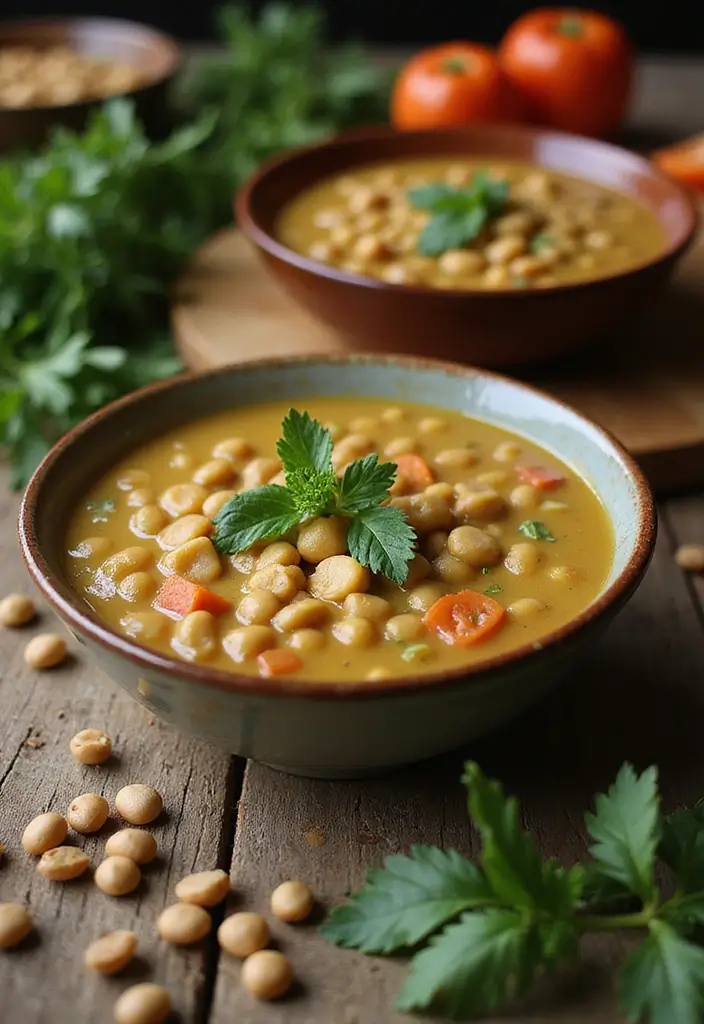 25 Vegan Gluten Free Crockpot Recipes for Busy Days 63 25 Vegan Gluten Free Crockpot Recipes for Busy Days - 11. Vegan Split Pea Soup