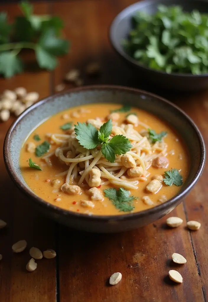 25 Vegan Gluten Free Crockpot Recipes for Busy Days 119 25 Vegan Gluten Free Crockpot Recipes for Busy Days - 19. Thai Peanut Soup