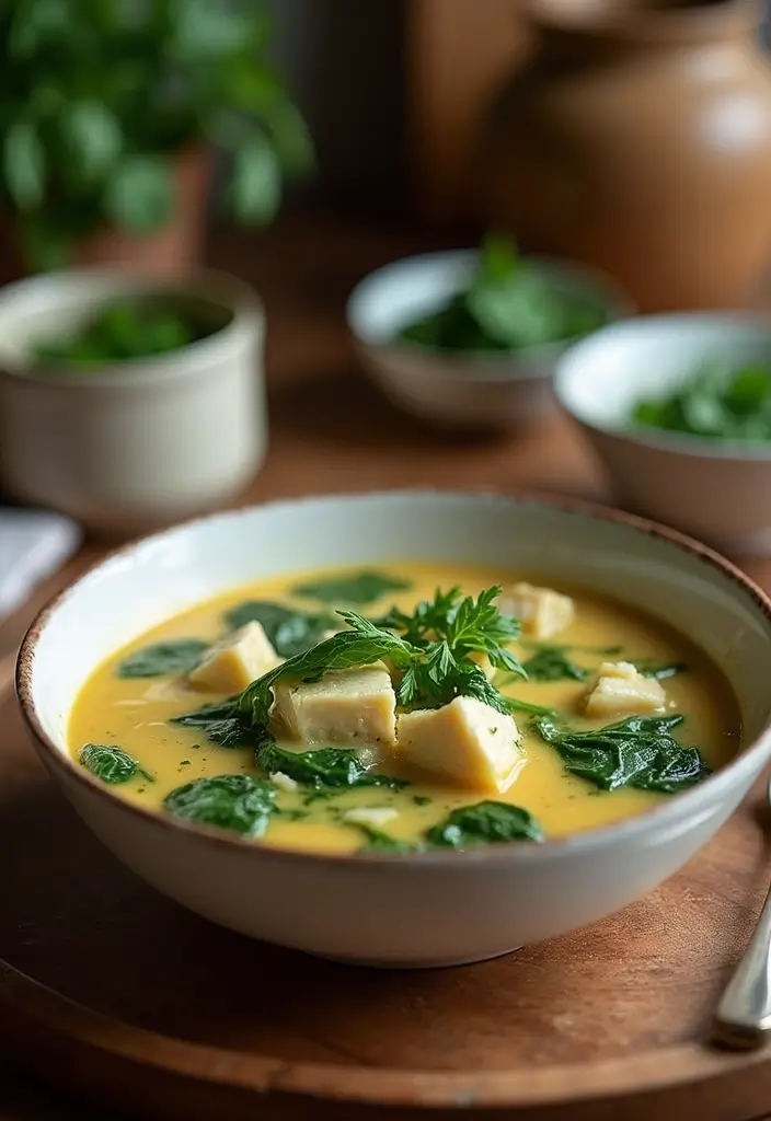25 Vegan Gluten Free Crockpot Recipes for Busy Days 147 25 Vegan Gluten Free Crockpot Recipes for Busy Days - 23. Creamy Spinach & Tofu Stew