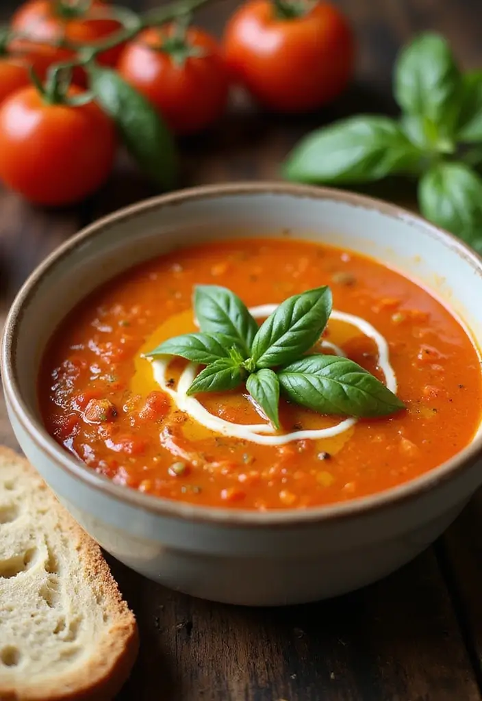 25 Vegan Gluten Free Crockpot Recipes for Busy Days 20 25 Vegan Gluten Free Crockpot Recipes for Busy Days - 4. Tomato Basil Soup