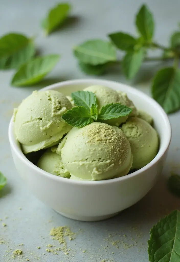 25 Vegan Ice Cream Recipes Dairy-Free and Delicious 74 25 Vegan Ice Cream Recipes Dairy-Free and Delicious - 12. Matcha Green Tea Ice Cream