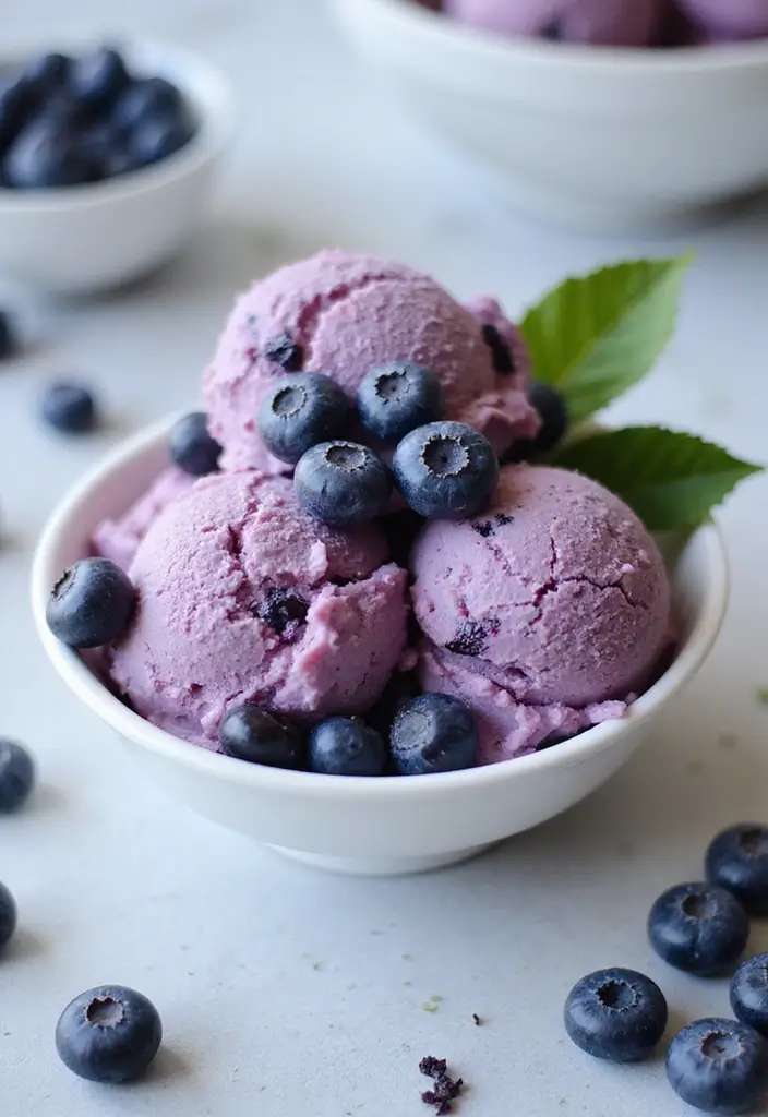 25 Vegan Ice Cream Recipes Dairy-Free and Delicious 128 25 Vegan Ice Cream Recipes Dairy-Free and Delicious - 20. Blueberry Coconut Ice Cream