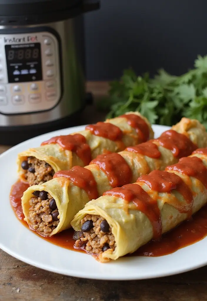 25 Vegan Instant Pot Recipes for Quick Meals 94 25 Vegan Instant Pot Recipes for Quick Meals - 16. Instant Pot Vegan Cabbage Rolls