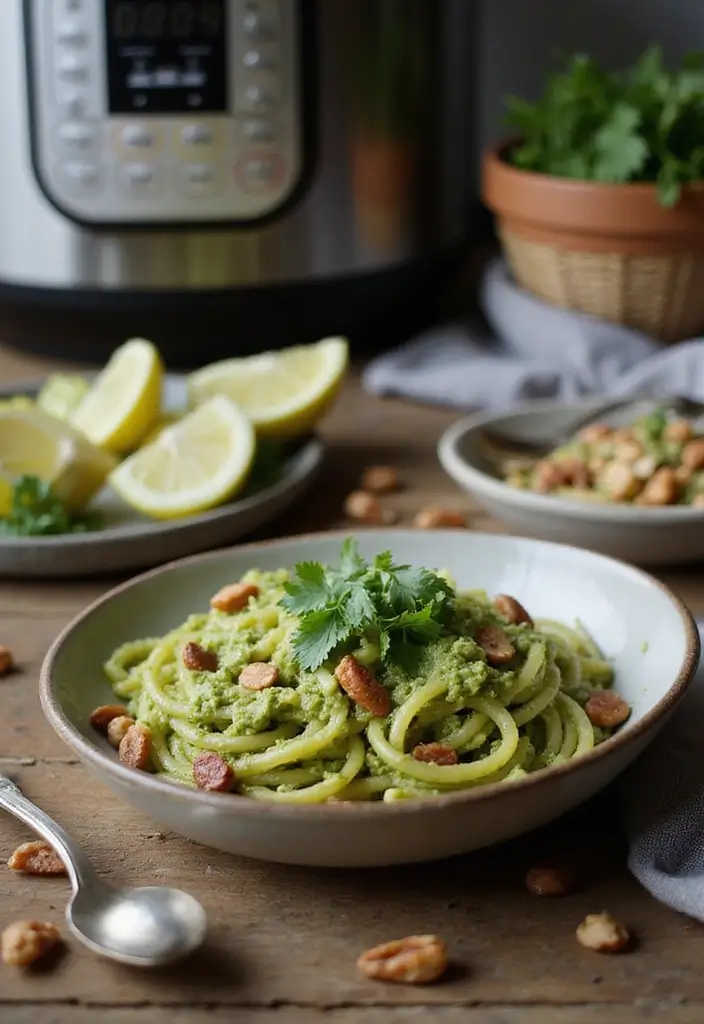 25 Vegan Instant Pot Recipes for Quick Meals 101 25 Vegan Instant Pot Recipes for Quick Meals - 17. Instant Pot Vegan Pesto Pasta