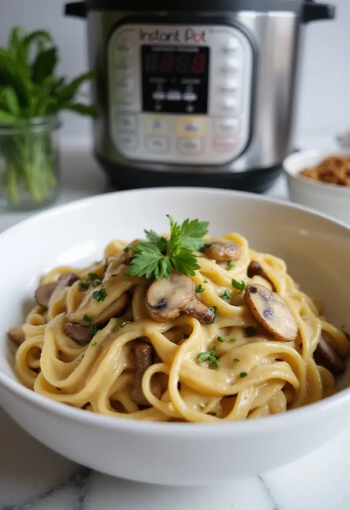 25 Vegan Instant Pot Recipes for Quick Meals 108 25 Vegan Instant Pot Recipes for Quick Meals - 18. Instant Pot Vegan Carbonara