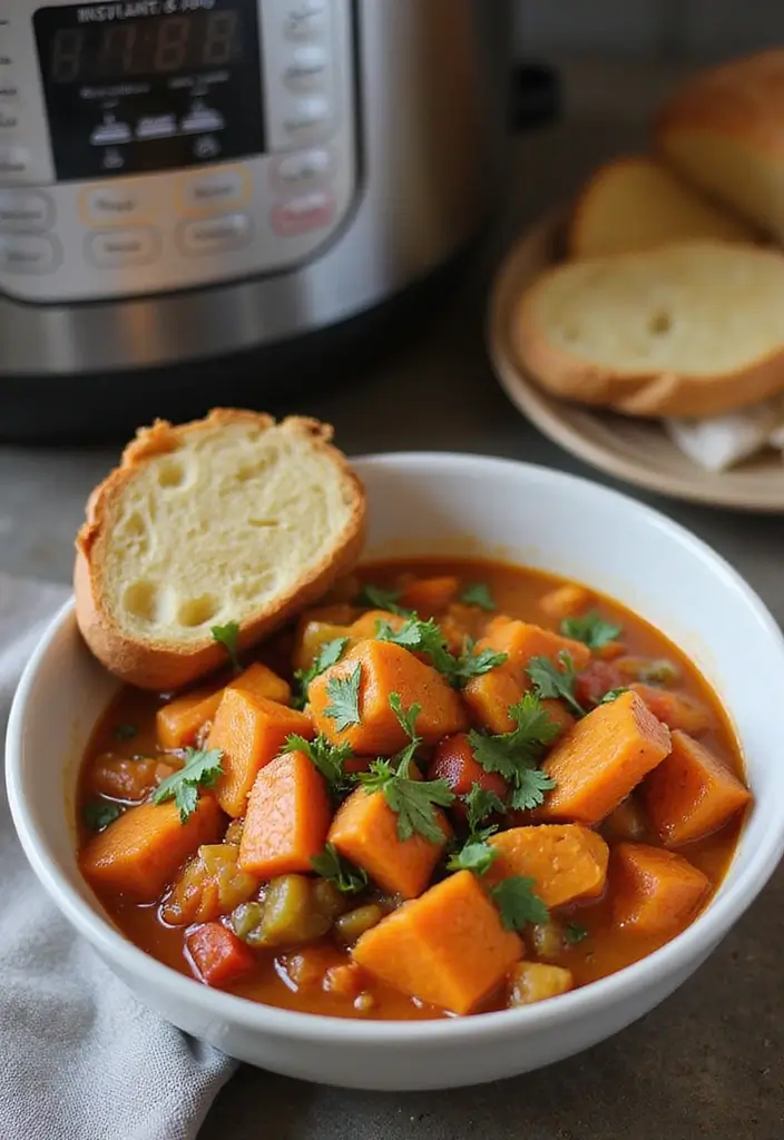 25 Vegan Instant Pot Recipes for Quick Meals 20 25 Vegan Instant Pot Recipes for Quick Meals - 4. Vegan Sweet Potato Stew