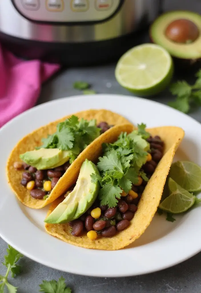 25 Vegan Instant Pot Recipes for Quick Meals 27 25 Vegan Instant Pot Recipes for Quick Meals - 5. Quick Vegan Tacos