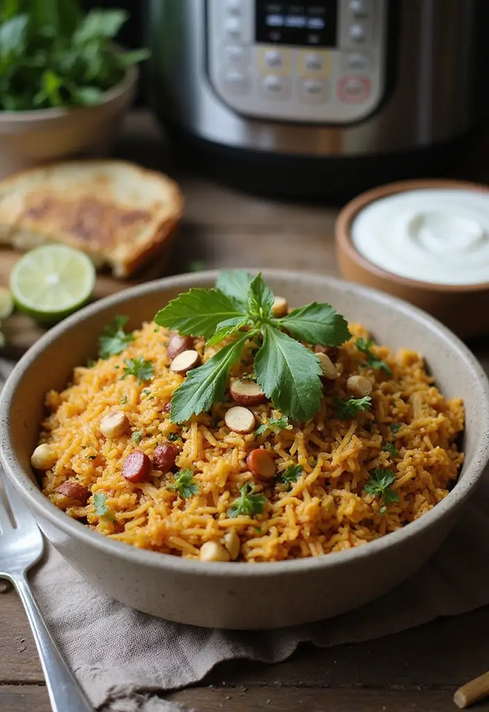 25 Vegan Instant Pot Recipes for Quick Meals 40 25 Vegan Instant Pot Recipes for Quick Meals - 8. Instant Pot Vegan Biryani