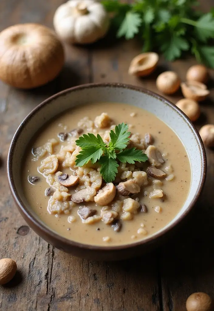 25 Vegan Mushroom Soup Recipes for Cozy Evenings 1 25 Vegan Mushroom Soup Recipes for Cozy Evenings - 1. Creamy Vegan Mushroom Wild Rice Soup