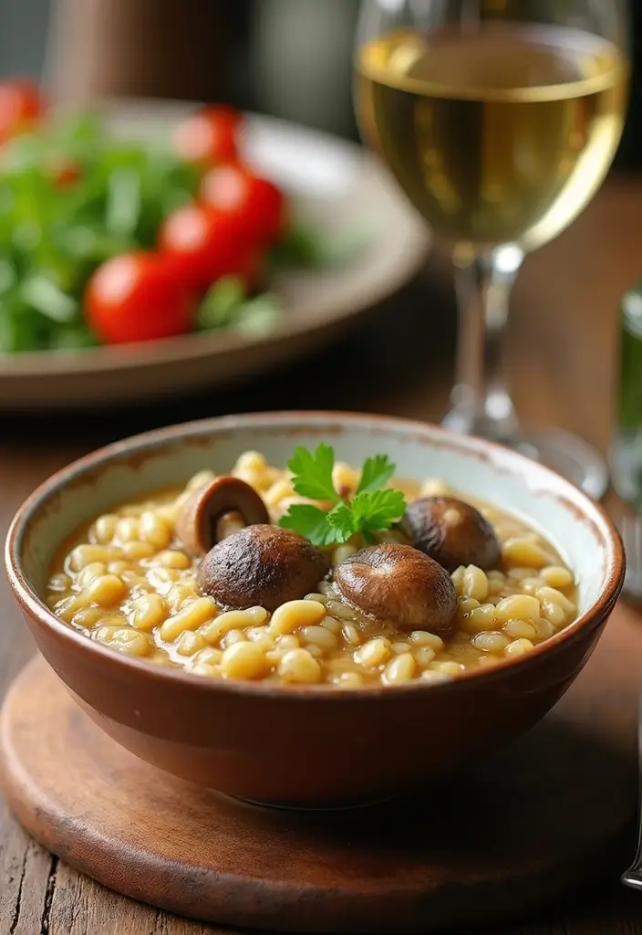 25 Vegan Mushroom Soup Recipes for Cozy Evenings 62 25 Vegan Mushroom Soup Recipes for Cozy Evenings - 10. Italian Mushroom Risotto Soup