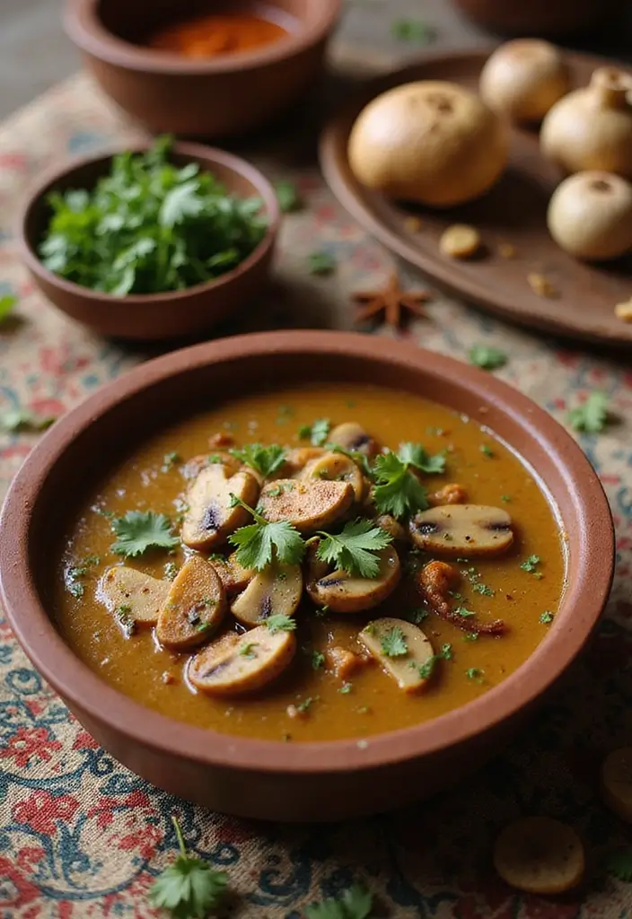25 Vegan Mushroom Soup Recipes for Cozy Evenings 69 25 Vegan Mushroom Soup Recipes for Cozy Evenings - 11. Moroccan-Spiced Mushroom Soup