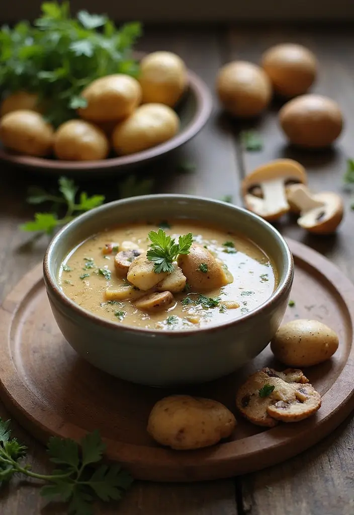 25 Vegan Mushroom Soup Recipes for Cozy Evenings 144 25 Vegan Mushroom Soup Recipes for Cozy Evenings - 22. Vegan Mushroom Chowder