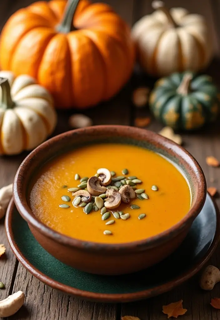 25 Vegan Mushroom Soup Recipes for Cozy Evenings 156 25 Vegan Mushroom Soup Recipes for Cozy Evenings - 24. Pumpkin and Mushroom Soup