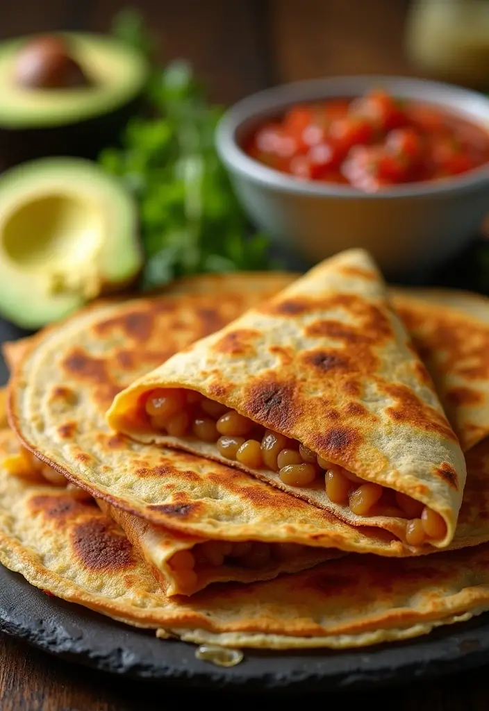 25 Vegan Pinto Bean Recipes for Protein-Packed Meals 32 25 Vegan Pinto Bean Recipes for Protein-Packed Meals - 6. Pinto Bean Quesadillas
