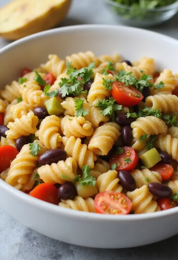 25 Vegan Pinto Bean Recipes for Protein-Packed Meals 49 25 Vegan Pinto Bean Recipes for Protein-Packed Meals - 9. Pinto Bean Pasta Salad