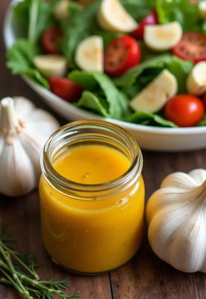 25 Vegan Salad Dressing Recipes You Can Make at Home 79 25 Vegan Salad Dressing Recipes You Can Make at Home - 13. Roasted Garlic Dressing