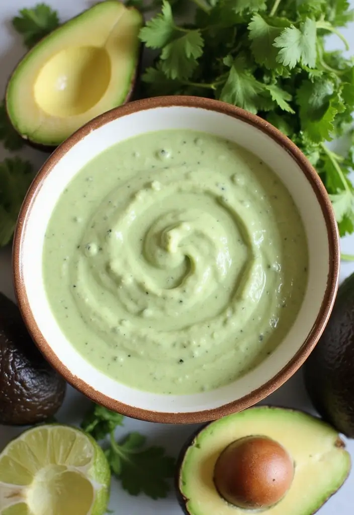 25 Vegan Salad Dressing Recipes You Can Make at Home 161 25 Vegan Salad Dressing Recipes You Can Make at Home - 25. Cilantro Avocado Dressing