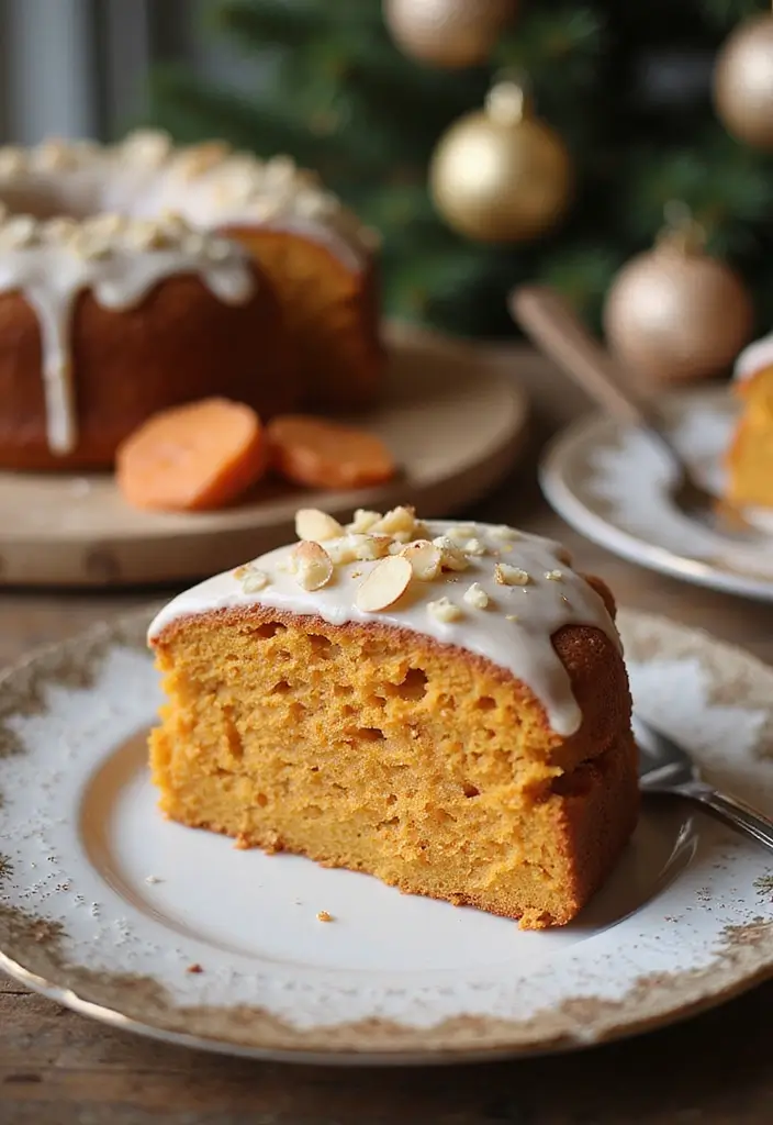 25 Vegan Sweet Potato Dessert Recipes That Delight 165 25 Vegan Sweet Potato Dessert Recipes That Delight - 25. Sweet Potato and Almond Flour Cake