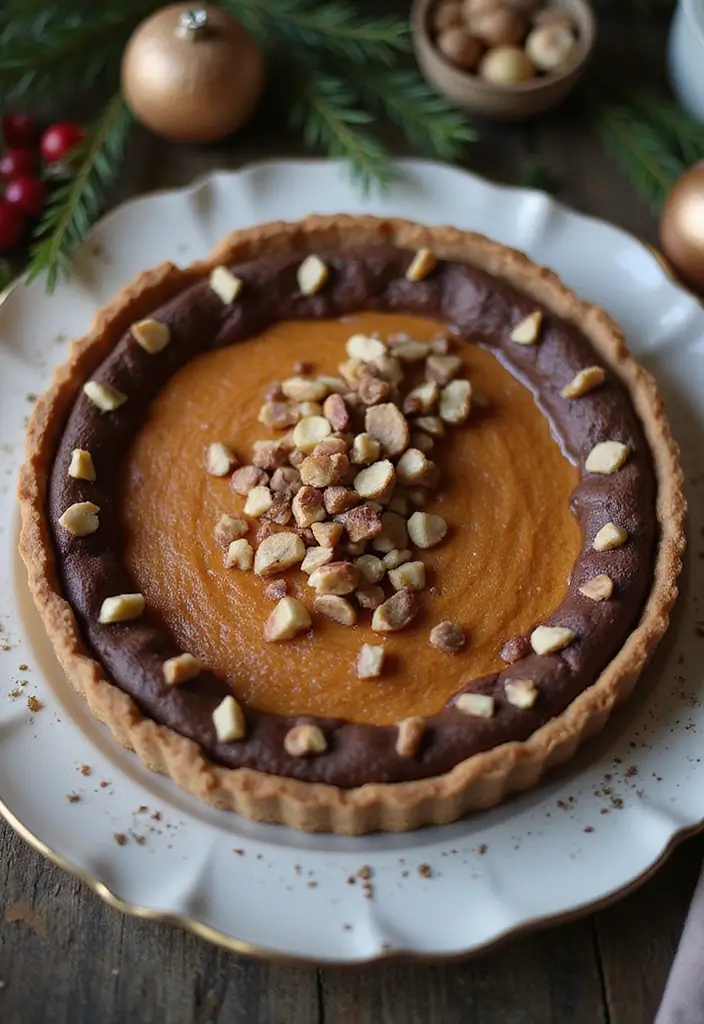 25 Vegan Sweet Potato Pie Recipes Perfect for Holidays 158 25 Vegan Sweet Potato Pie Recipes Perfect for Holidays - 24. Chocolate Hazelnut Vegan Sweet Potato Pie