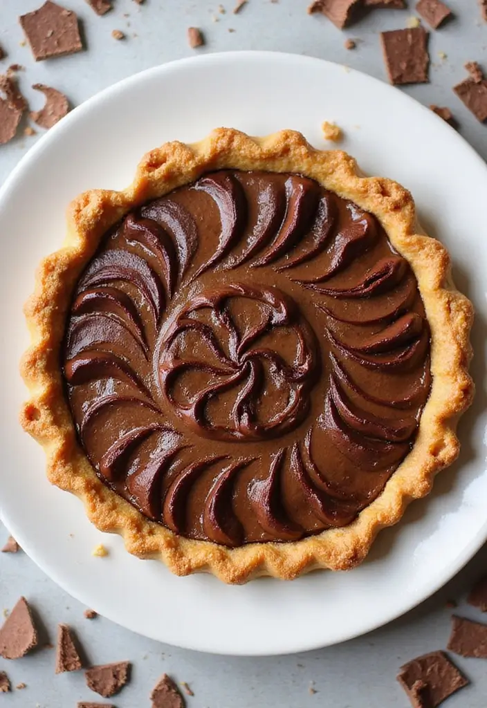 25 Vegan Sweet Potato Pie Recipes Perfect for Holidays 13 25 Vegan Sweet Potato Pie Recipes Perfect for Holidays - 3. Chocolate Swirl Vegan Sweet Potato Pie