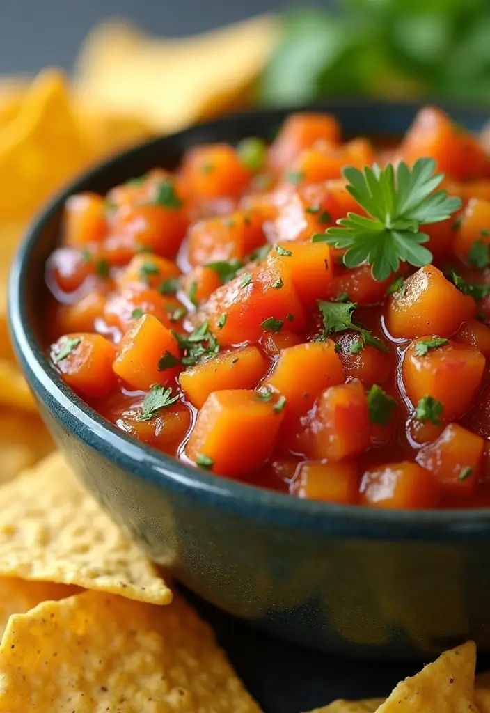 25 Vegan Sweet Potato Recipes You’ll Keep Making 123 25 Vegan Sweet Potato Recipes You’ll Keep Making - 19. Sweet Potato Salsa