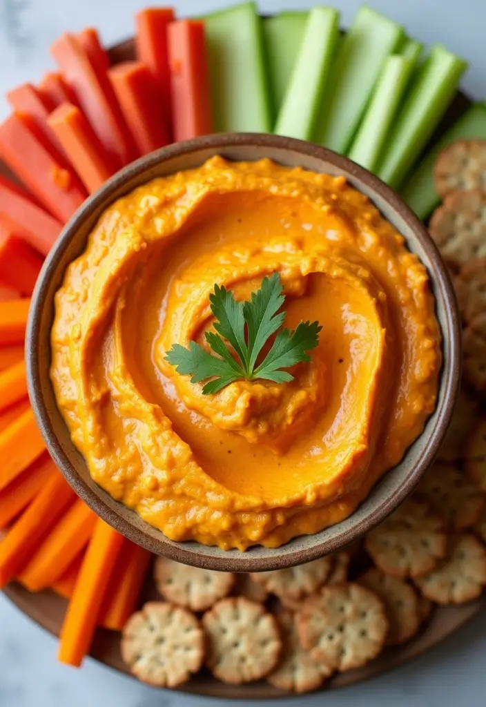 25 Vegan Sweet Potato Recipes You’ll Keep Making 130 25 Vegan Sweet Potato Recipes You’ll Keep Making - 20. Sweet Potato Dip