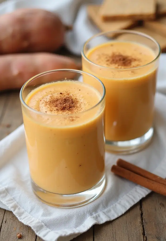 25 Vegan Sweet Potato Recipes You’ll Keep Making 149 25 Vegan Sweet Potato Recipes You’ll Keep Making - 23. Sweet Potato Smoothie