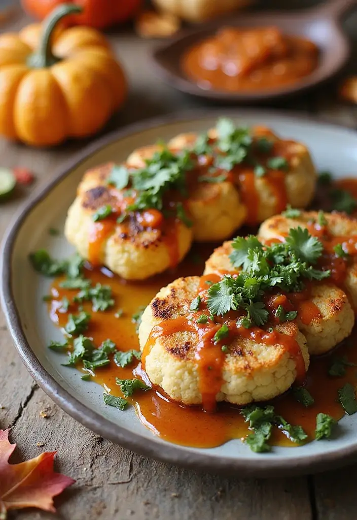 25 Vegan Thanksgiving Main Dish Recipes Everyone Will Love 20 25 Vegan Thanksgiving Main Dish Recipes Everyone Will Love - 4. Cauliflower Steaks with Chimichurri