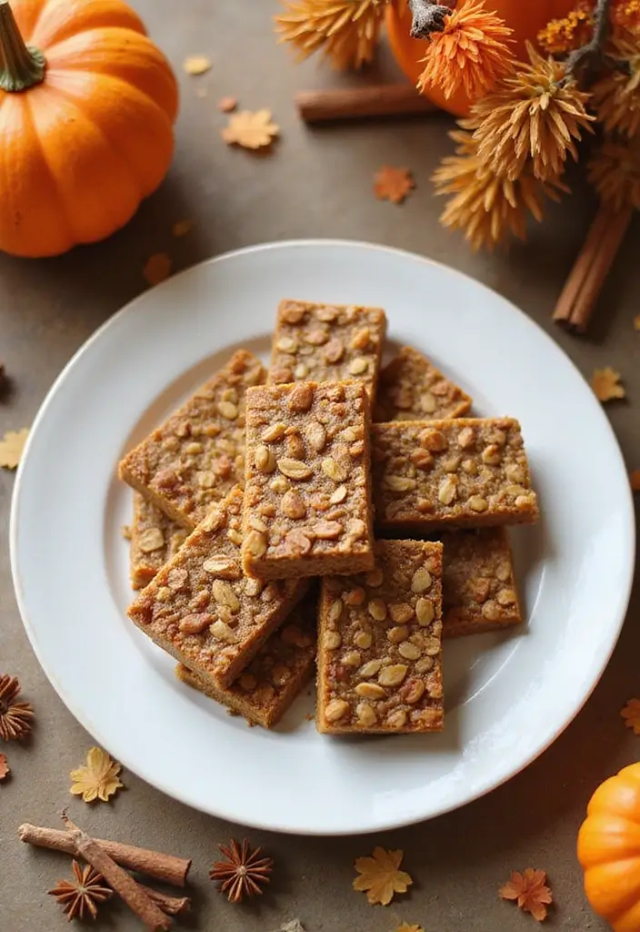 26 Gluten Free Vegan Pumpkin Recipes for Autumn 99 26 Gluten Free Vegan Pumpkin Recipes for Autumn - 15. Pumpkin Spice Granola Bars