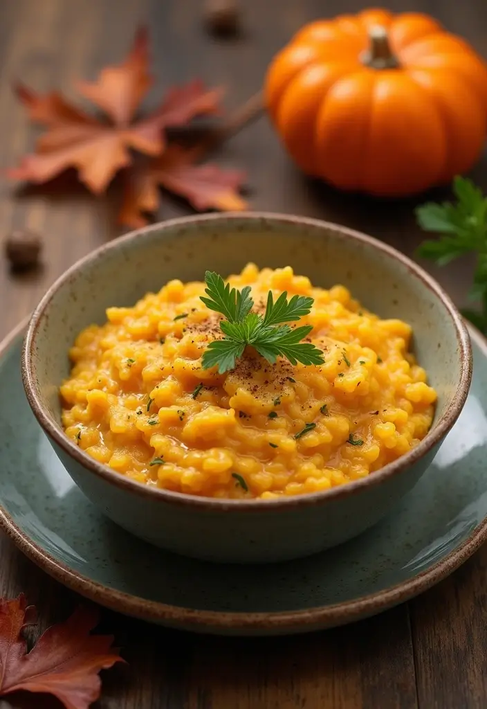 26 Gluten Free Vegan Pumpkin Recipes for Autumn 106 26 Gluten Free Vegan Pumpkin Recipes for Autumn - 16. Pumpkin Risotto