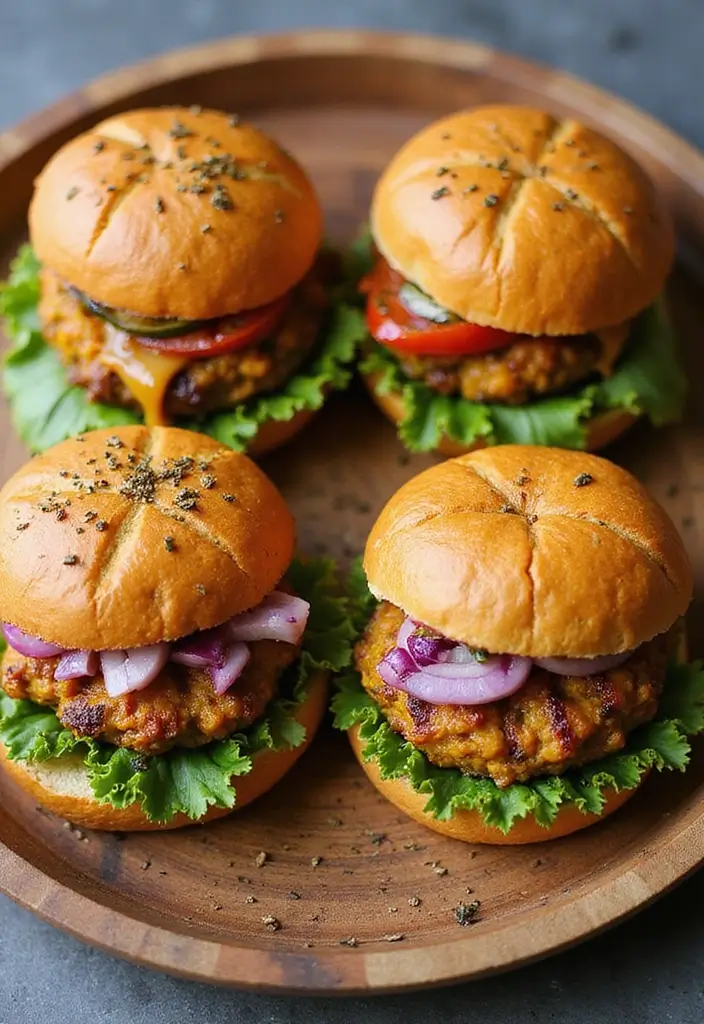 26 Gluten Free Vegan Pumpkin Recipes for Autumn 127 26 Gluten Free Vegan Pumpkin Recipes for Autumn - 19. Pumpkin Veggie Burgers