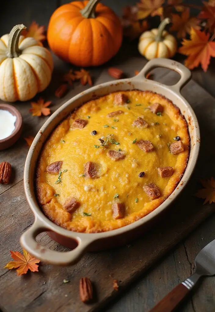 26 Gluten Free Vegan Pumpkin Recipes for Autumn 174 26 Gluten Free Vegan Pumpkin Recipes for Autumn - 26. Pumpkin Casserole
