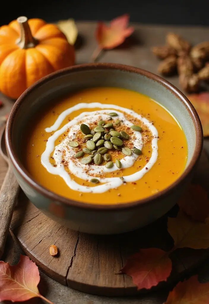 26 Gluten Free Vegan Pumpkin Recipes for Autumn 43 26 Gluten Free Vegan Pumpkin Recipes for Autumn - 7. Pumpkin Soup